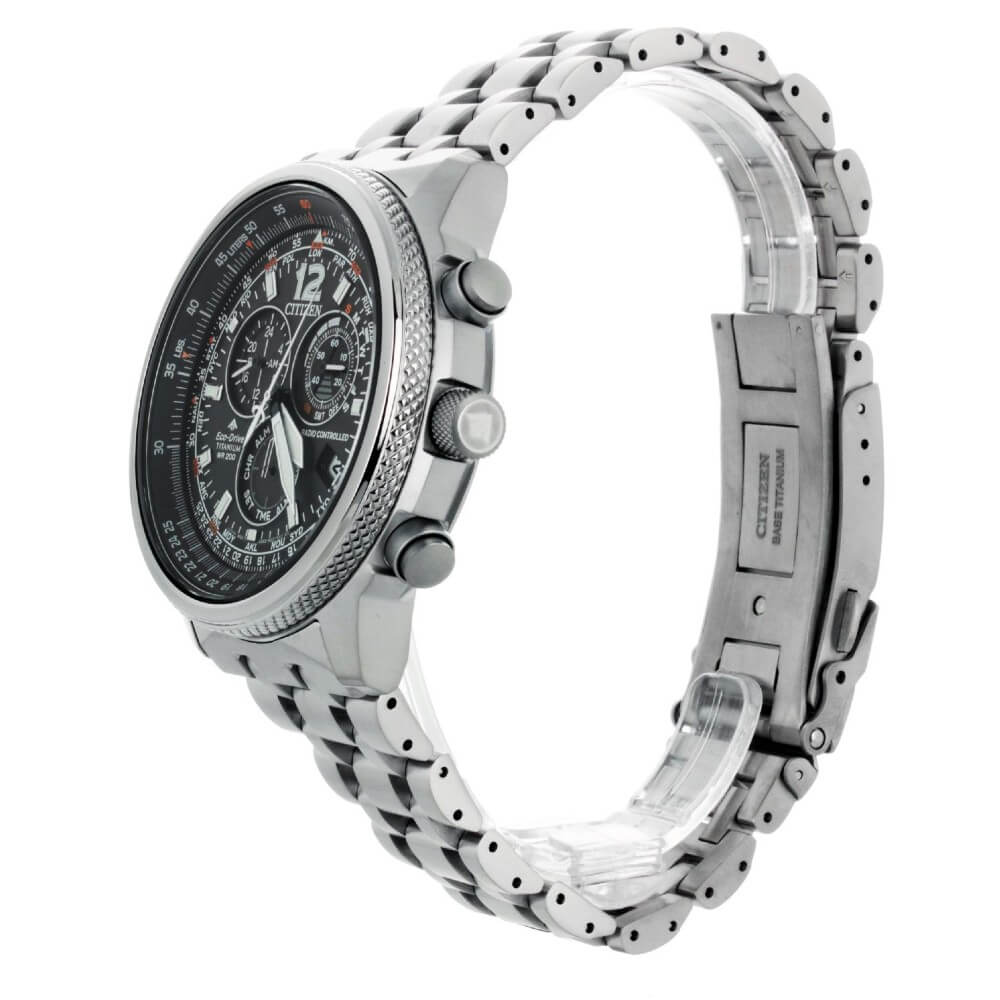 Chii... Relógio Citizen TZ31794F CB5850-80L Radio Controle Safira