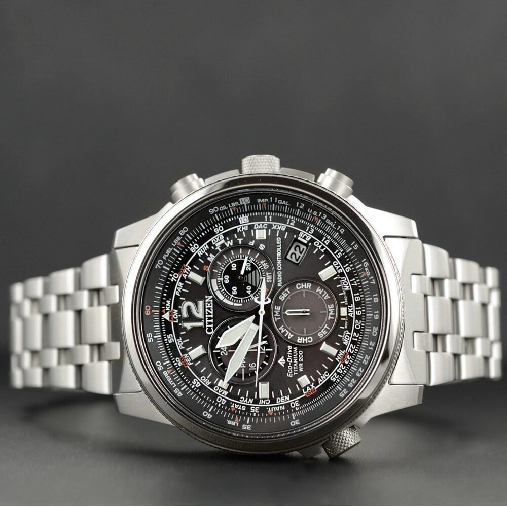 ps43点セット Relógio Citizen TZ31794T CB5850-80E Radio Controle Safira Titanium