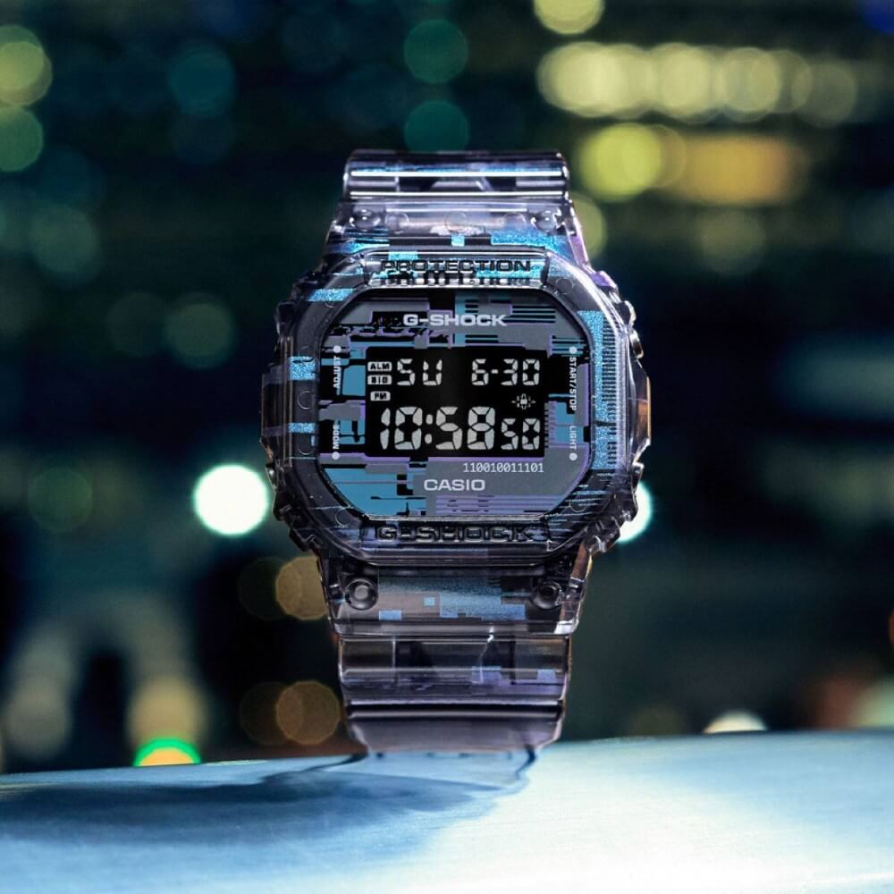 時計 CASIO G-SHOCK DW-5600NN DIGITAL GLITCH Relógio G-SHOCK Series Digital Glitch DW-5600NN-1DR - Relógios