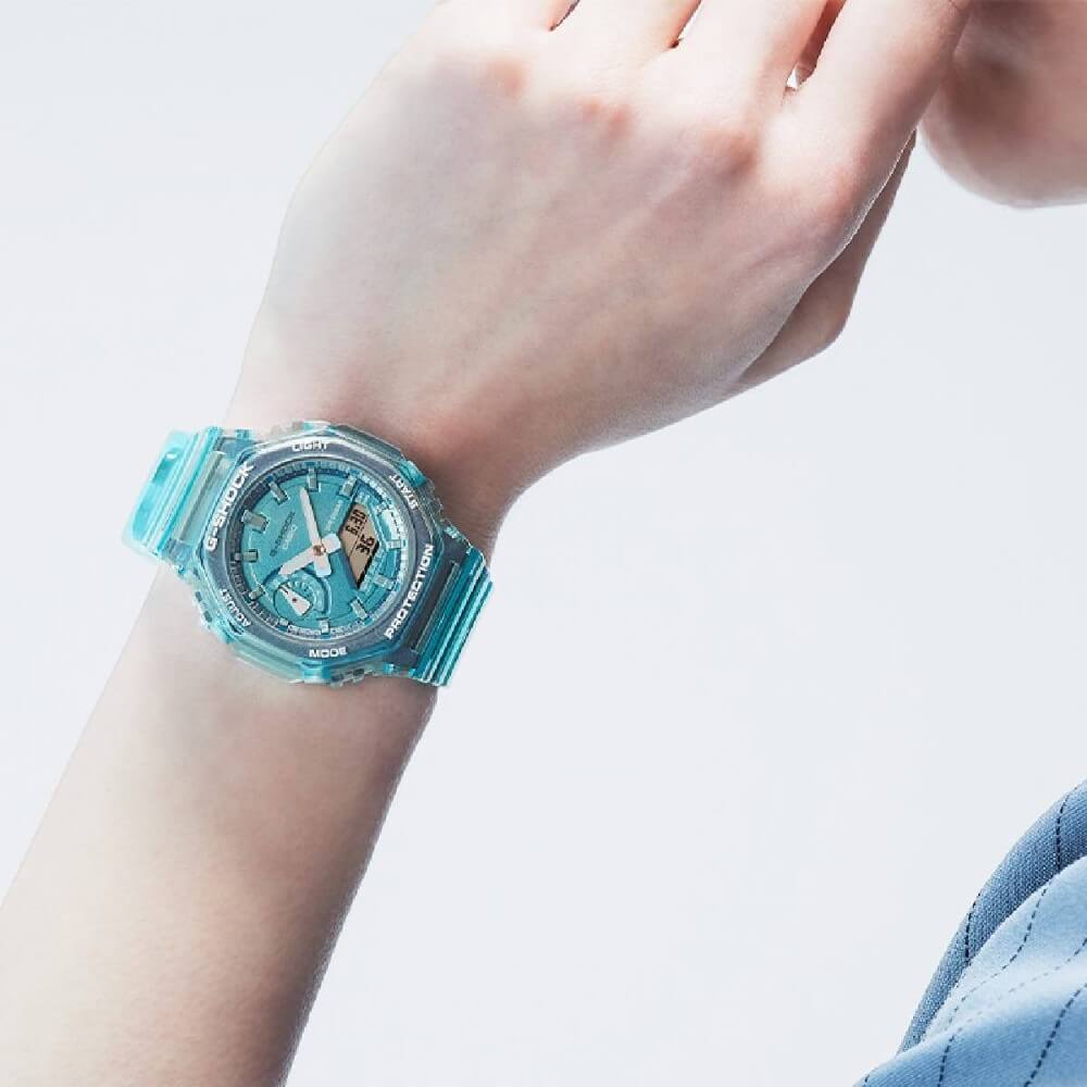 Relógio Casio Feminino G-Shock GMA-S2100SK-2ADR Skeleton