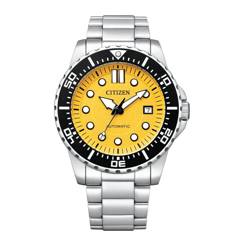 Relógio Citizen Unique Urban Yellow Automático masculino NJ0170