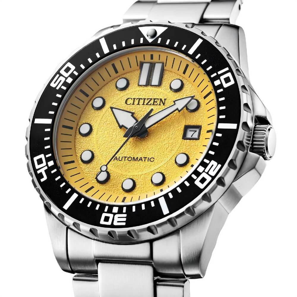 Relógio Citizen Unique Urban Yellow Automático masculino NJ0170