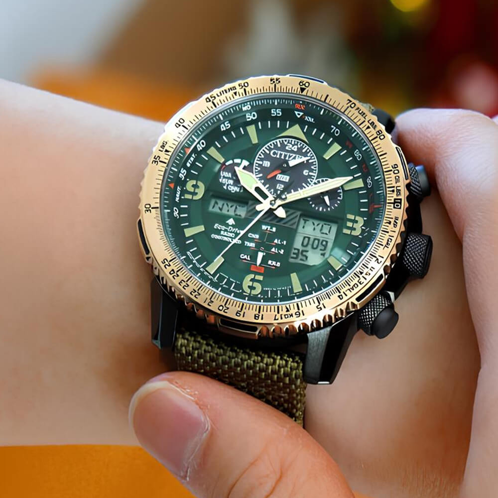 Relógio Citizen Sky Hawk JY8074-11X - TZ31810G Eco Drive Relógio Citizen Sky Hawk JY8074-11X - TZ31810G Eco Drive