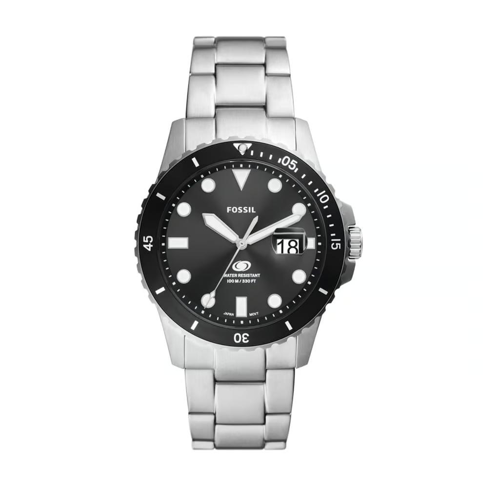 Relógio Fossil Masculino Fossil Blue Prata - FS6032/1KN - Relógios