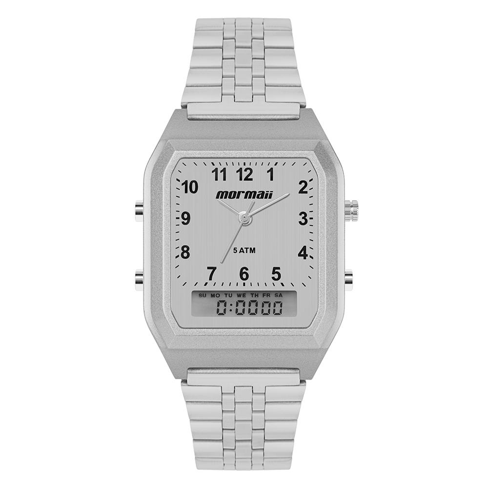 Relógio Mormaii Feminino Vintage Prata - MOPC21JALF/7K - Relógios