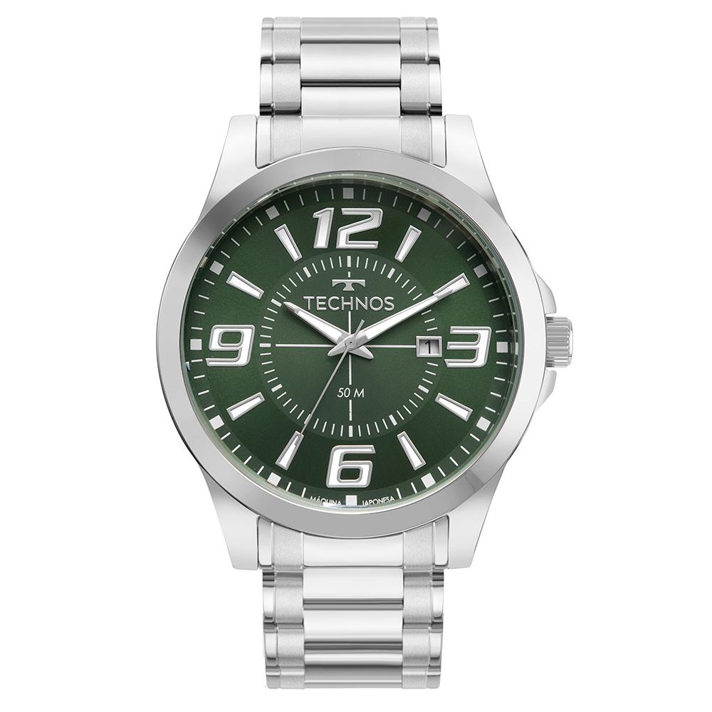 Relógio Technos Masculino Racer Prata - 2115KZZS/1V - Relógios