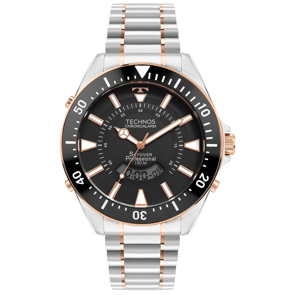 神　vital OPTIMO Relógio Technos Masculino Skydiver WT2050AT/1P - Relógios NextTime