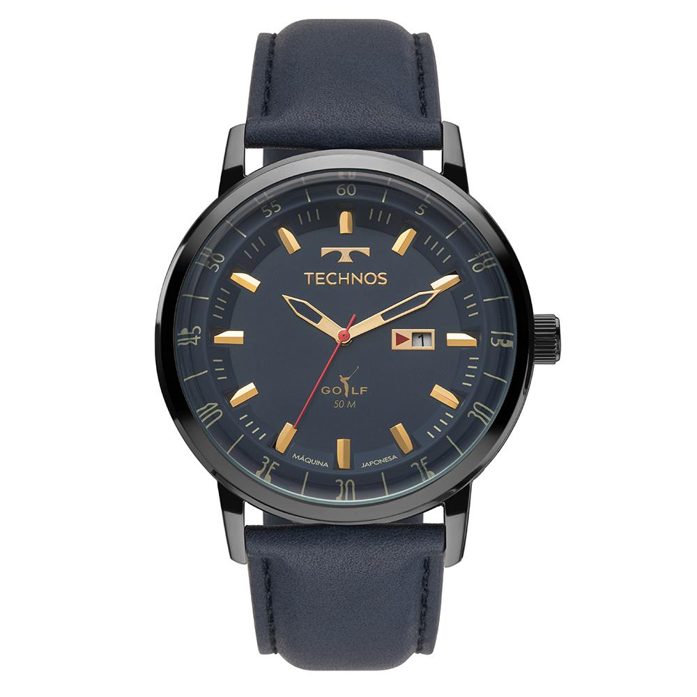 Relógio Technos Masculino Golf Azul - 2115TZL/0A - Relógios NextTime