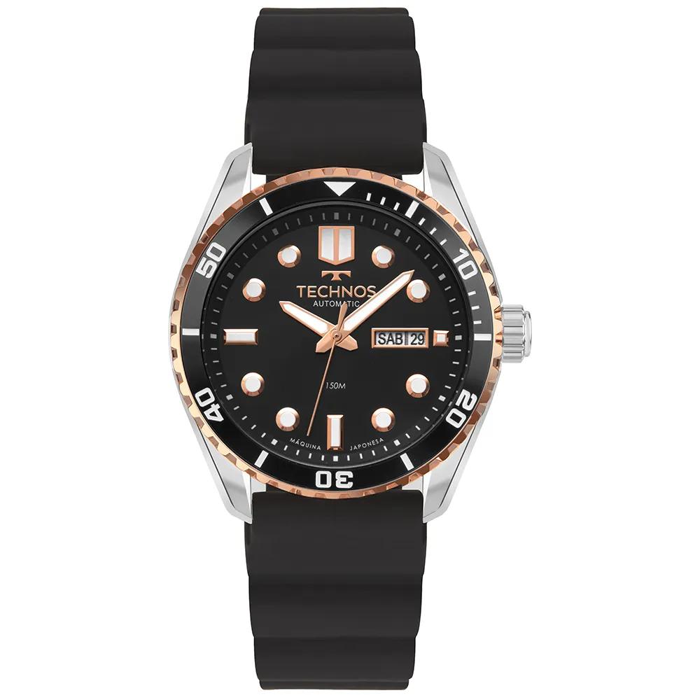 Relógio Technos Masculino Automatico Diver 8205PB/2P - Relógios
