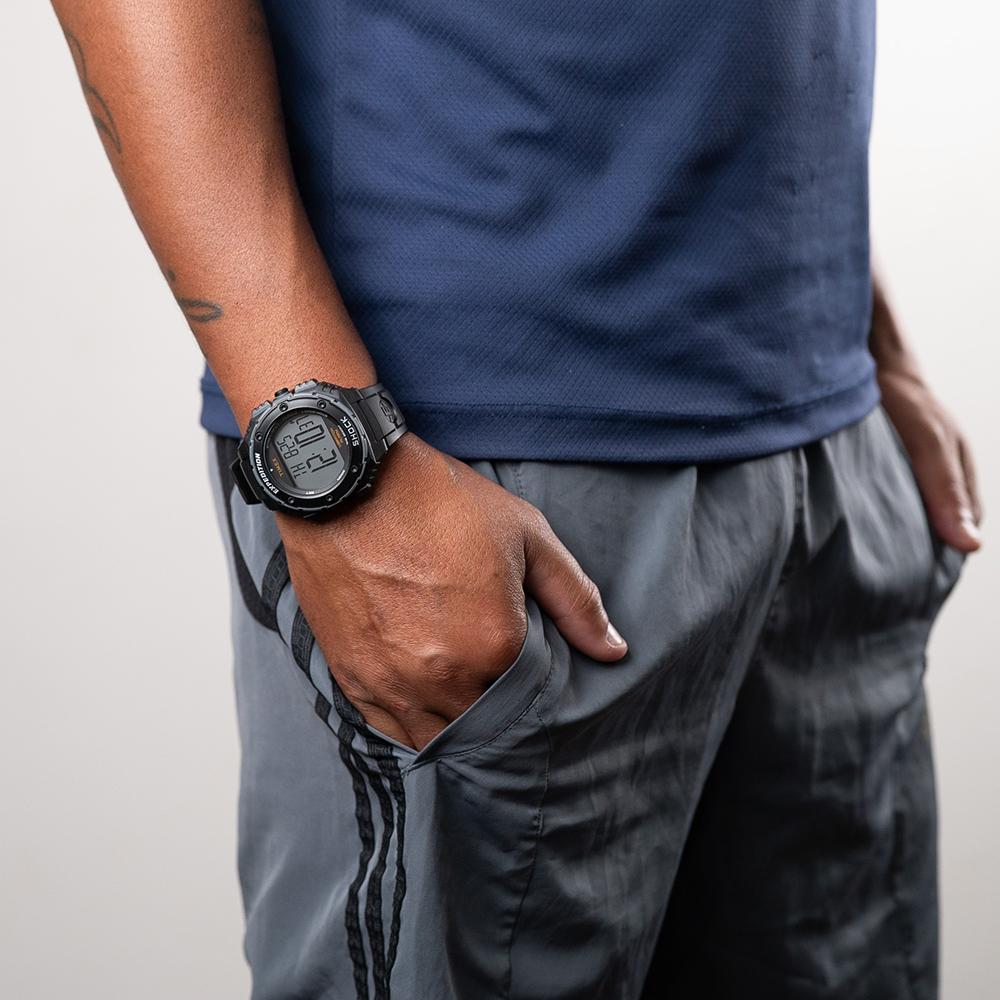 bixia Relógio Timex TW4B24000 Expedition Shock 50mm 200M Alarme