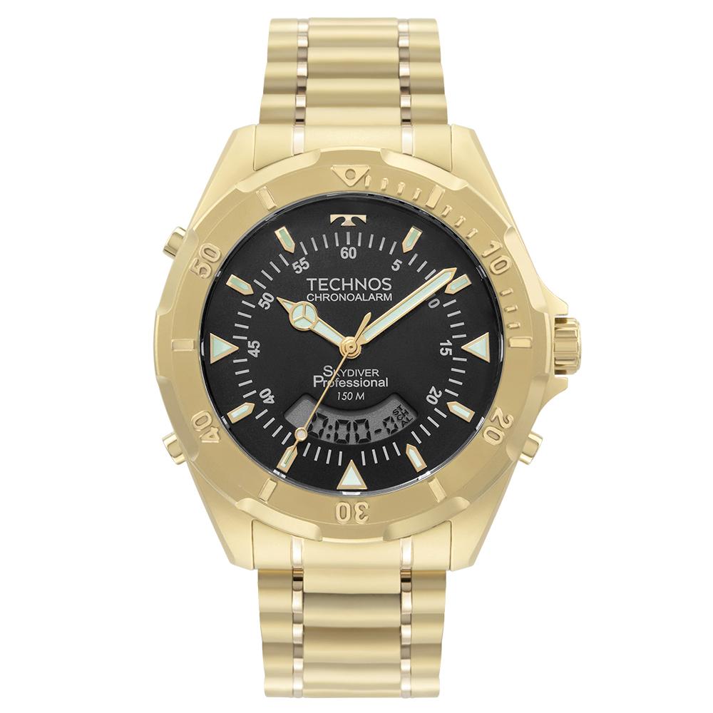 Relógio Technos Skydiver WT2050AWN/1P Dourado 44mm Masculino
