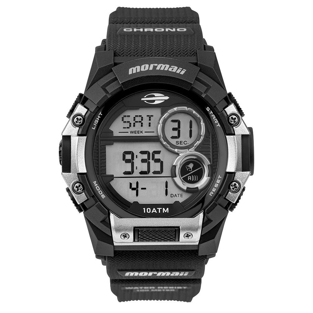 Relógio Mormaii Wave MO8600/8K Masculino Digital Preto 53mm