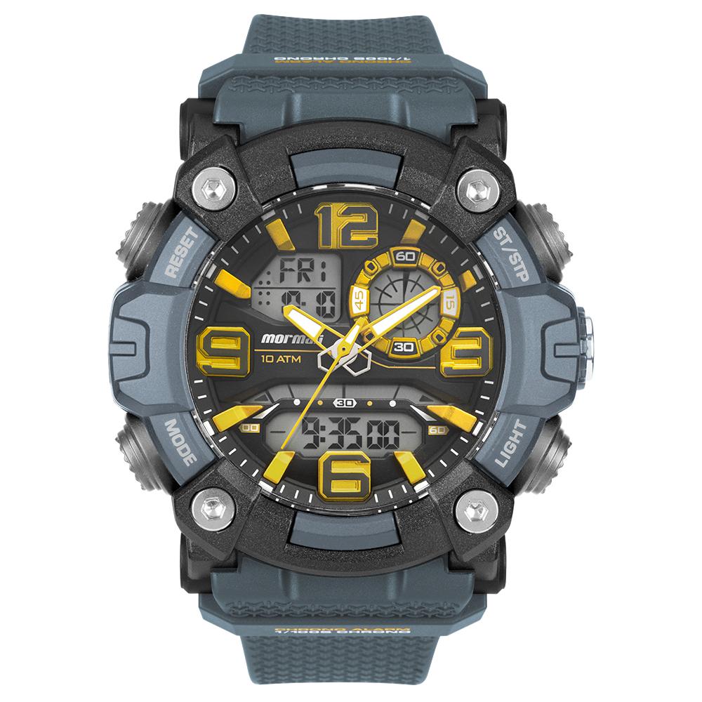 Relógio Mormaii Force MO23843/8C Masculino Cinza 53,5mm - Relógios