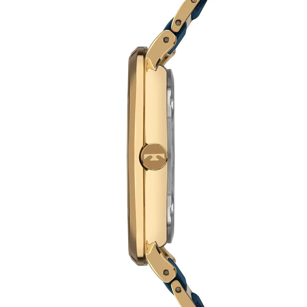 Relógio Technos Feminino Ceramic Azul Marinho Dourado - 2035LMM/1A