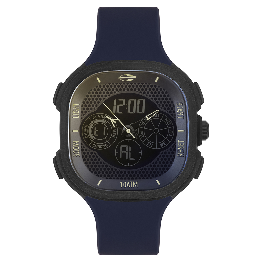 Relógio Mormaii Masculino Pro Azul 46mm - MO25301/8A - Relógios