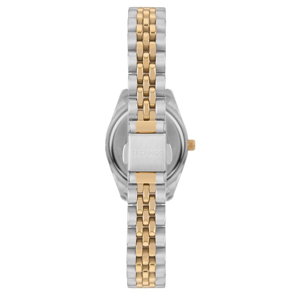 Relógio Technos Feminino Riviera Bicolor com Cristais - 2015CEZ/1K