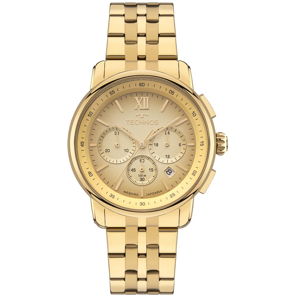 Relógio Technos Masculino Grandtech Dourado - JS25BCO/1X