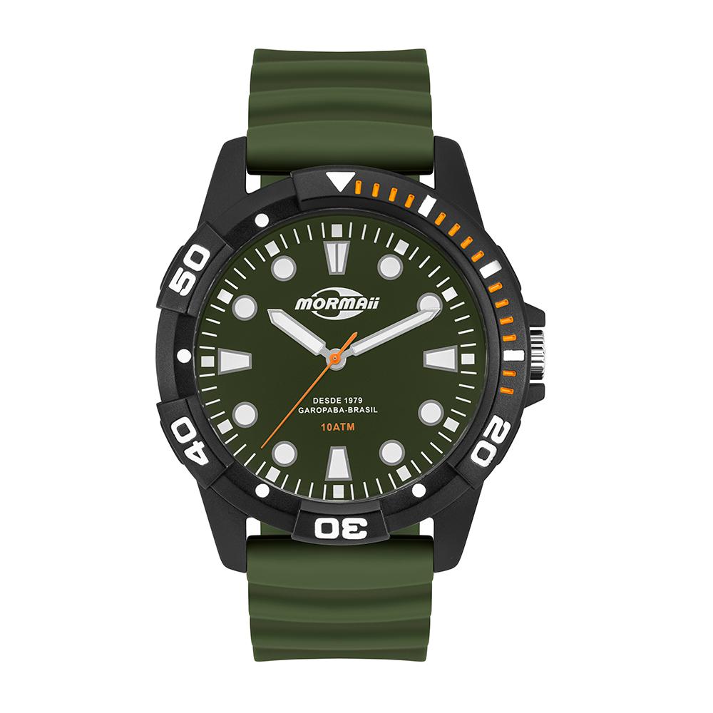 miirikuセット Relógio Mormaii Masculino Verde Militar MOPC21JALLV/8V - Relógios