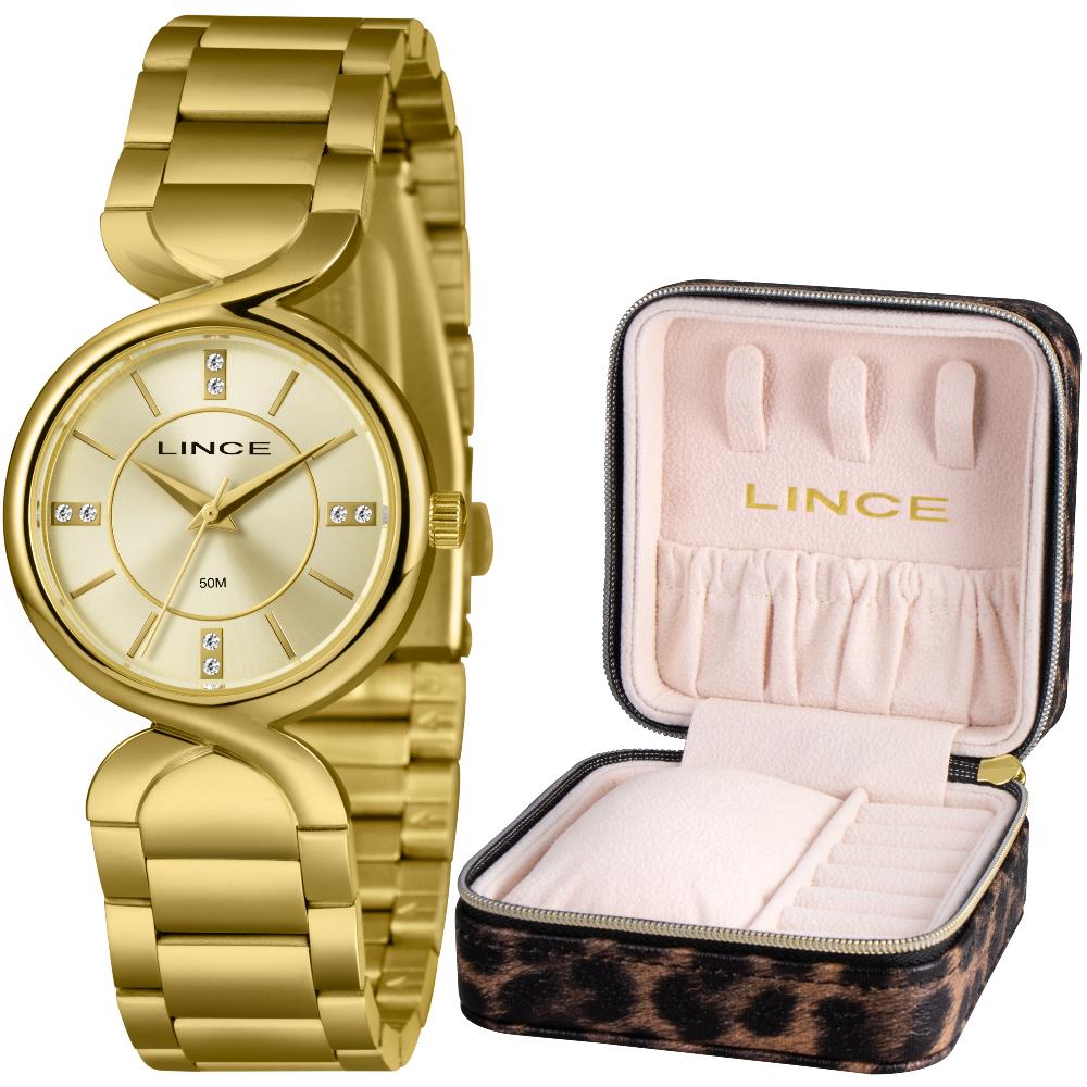 DUPLICADO - Kit Relógio Feminino Lince - LRGH301L30 P1KX