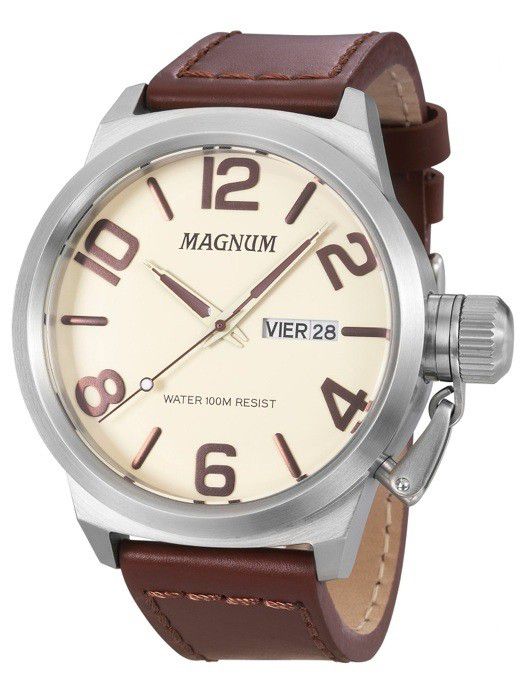 Relógio Magnum Masculino - Marrom