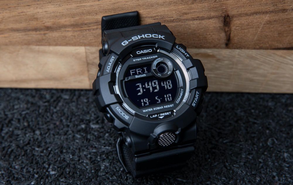Relógio G-Shock Classic Style GBD-800-1BDR G-Squad Bluetooth