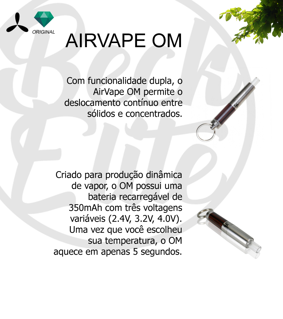 Vaporizador ervas Airvape OM