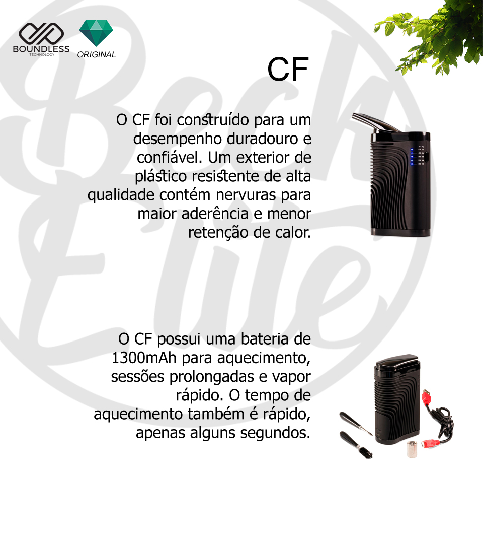Vaporizador ervas Boundless CF