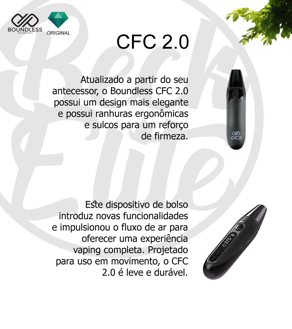 Vaporizador ervas Boundless CFC 2.0