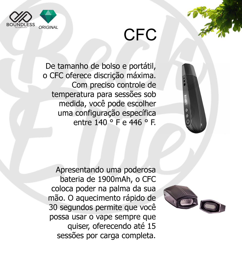 Vaporizador ervas Boundless CFC