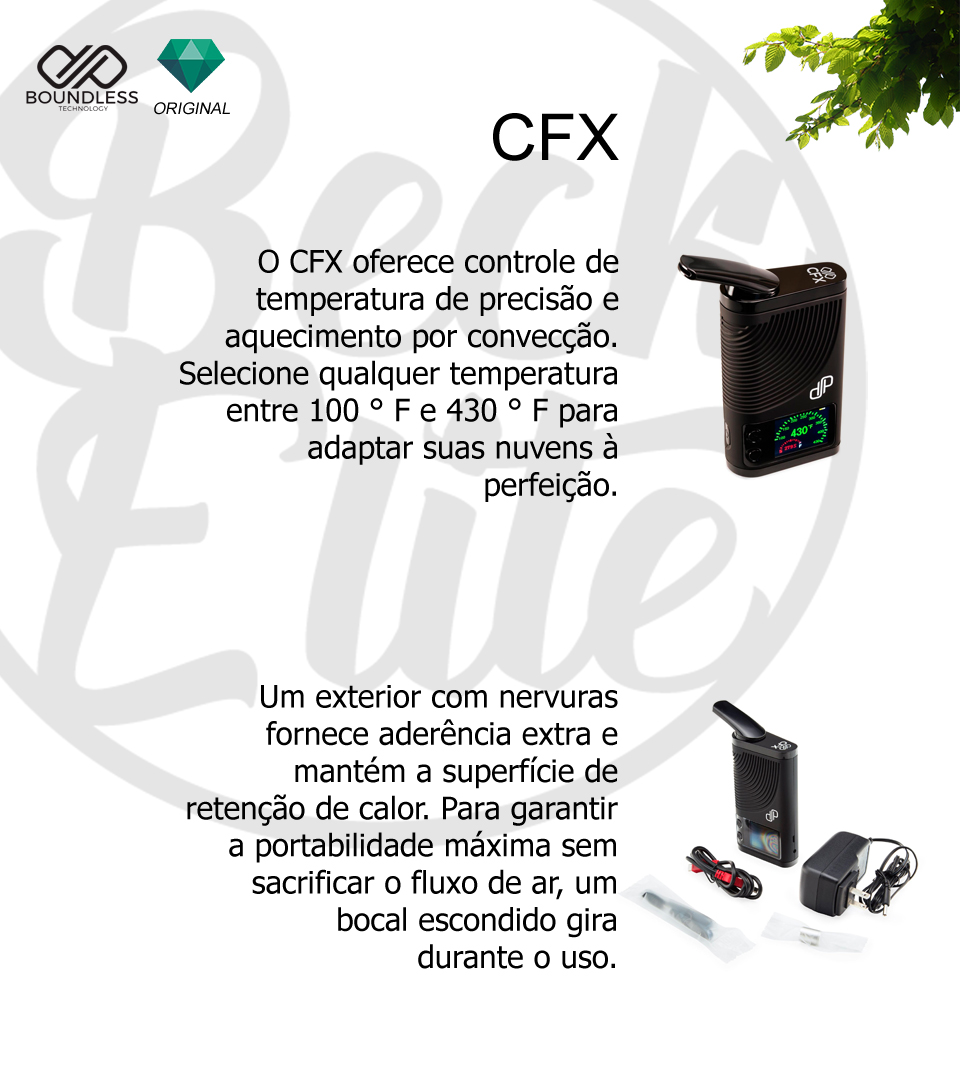 Vaporizador ervas Bounless CFX