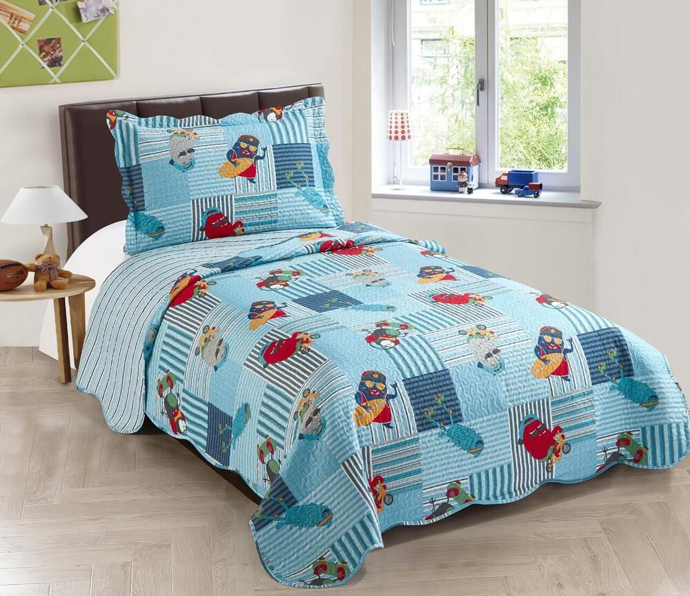 Colcha Infantil Patchwork Monstros New Camesa - Outlet Enxoval - Comprar  cama, mesa e banho pelo menor preço