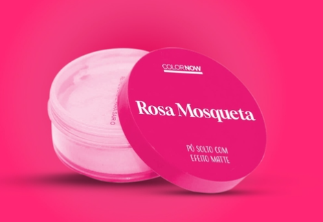 Po De Maquiagem Rosa Png
