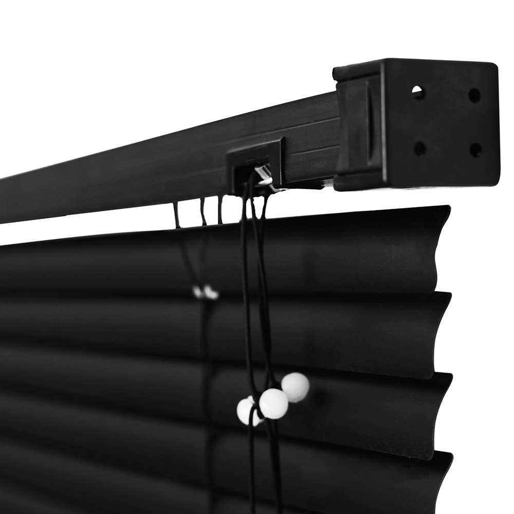 Persiana Horizontal PVC OFF 25 mm 0,80 x 1,30 m Preto - Evolux