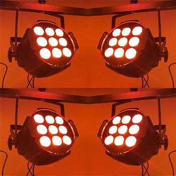 Kit 4 x Optipar LED [Modelo 9-Leds de 18W] (Aluguel 24h)