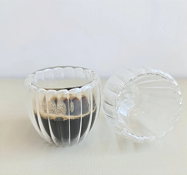 CJ 2 COPOS P/CAFE DE VIDRO CLASSIC 80ml - LYOR