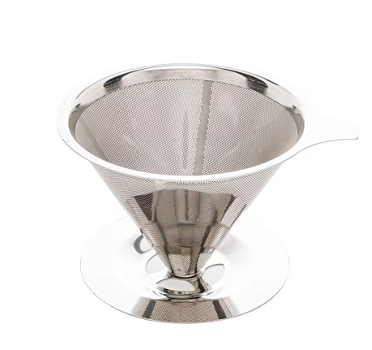FILTRO DE ACO INOX PARA CAFÉ 13x10,5cm - LYOR