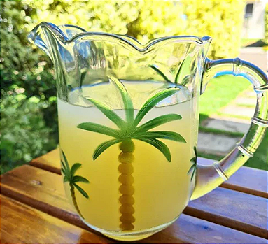 JARRA DE CRISTAL DE CHUMBO PALM 1,3L - LYOR