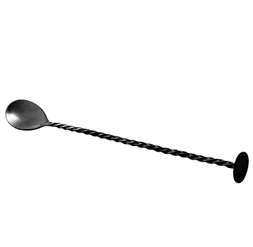 COLHER BAILARINA DE AÇO INOX PRETA TRESS 26CM - LYOR