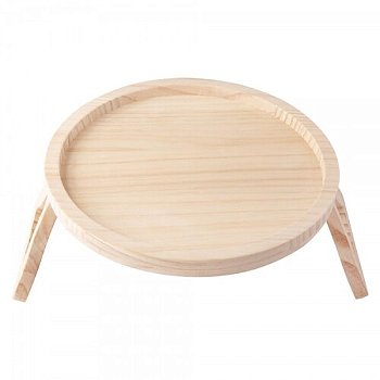 BANDEJA PARA BRAÇO DE SOFÁ DOBRÁVEL DE MADEIRA 25CM - CLINK