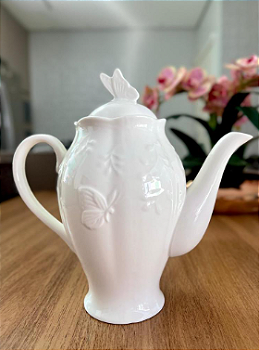 BULE DE PORCELANA NEW BONE BUTTERFLY FLOWER 1,27L - LYOR