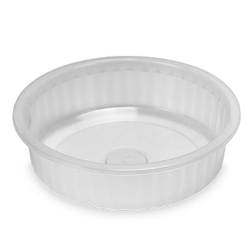 BACIA CANELADA TRANSPARENTE – 3 LITROS - TOYPLAST