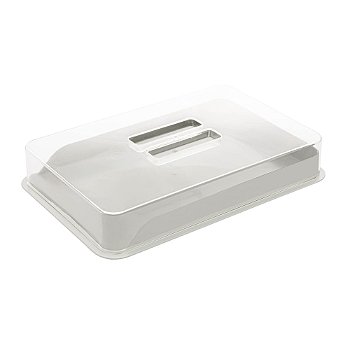 PORTA FRIOS COM TAMPA OFF-WHITE 21X16X4CM - LYOR