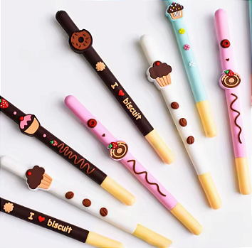 CANETA FOFA EM GEL PERFUMADA CUPCAKE DONUT - DAFU