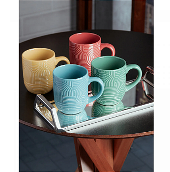 CANECA DE CERÂMICA FRANFURT 330ML UNITÁRIA - WOLFF