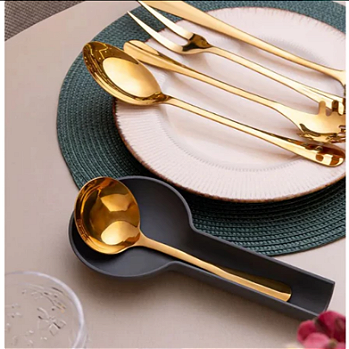 CONCHA DE AÇO INOX POSITANO DOURADA 32CM - LYOR