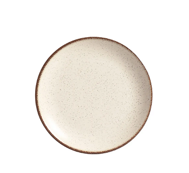 PRATO DE SOBREMESA DE CERÂMICA COUP VANILLA 21CM - ALLEANZA