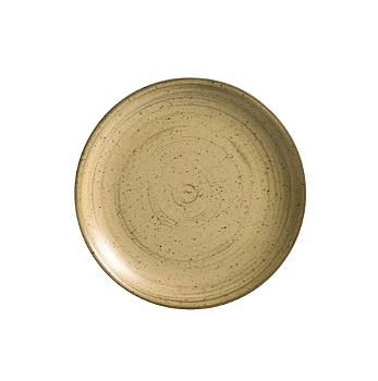 PRATO DE SOBREMESA DE CERÂMICA KYA SAND 21CM - ALLEANZA