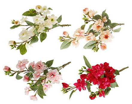 FLOR ARTIFICIAL GALHO DE PESSEGUEIRO 45CM - MULTIART
