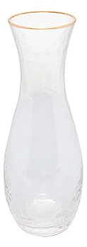 DECANTER DE CRISTAL COM FIO DE OURO TAJ 1,150L - WOLFF