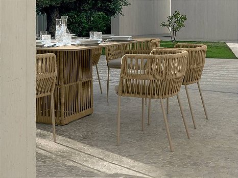 AI            k3- Conjunto de Mesa e 4 cadeiras tropical